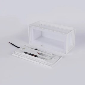 Brilagi - Aplica de perete pentru exterior PARKER LED, 12W, 230V, albă, IP44