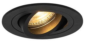 Spotlight modern integrat negru - Rondoo