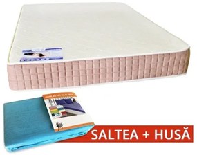 Set Saltea SuperOrtopedica Lux Saltex 1600x1900 + Husa cu elastic