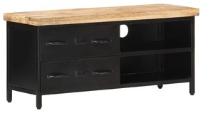 vidaXL Comodă TV, 90 x 30 x 41 cm, lemn de mango nefinisat