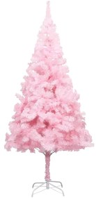 vidaXL Pom de crăciun artificial cu suport, roz, 180 cm, pvc