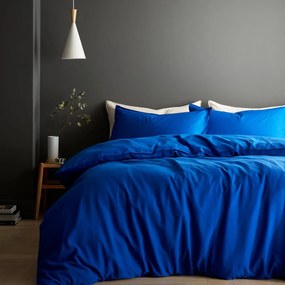 Lenjerie de pat albastră pentru pat de o persoană 135x200 cm Relaxed – Content by Terence Conran
