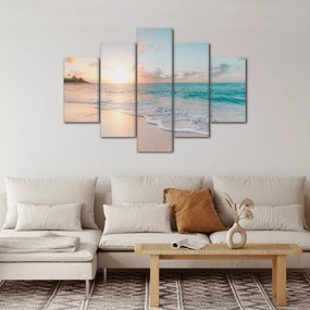 Tablou - Plaja de vis (150x105 cm)