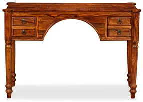 245161 vidaXL Masă de scris, 115x50x76 cm, lemn masiv de sheesham