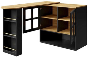 Bar rotativ 360°, Negru | Aosom Romania