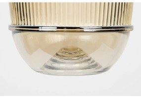 Lustră aurie cu abajur din sticlă ø 12 cm Robin - White Label