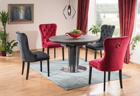 Scaun sufragerie Aurore Velvet (negru). Promo -7%. 1018326