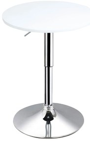 HomCom masa inalta reglabila, blat rotund, Φ60x69-93 cm | AOSOM RO