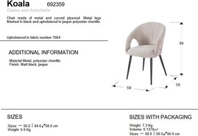 Scaun modern design LUX Koala