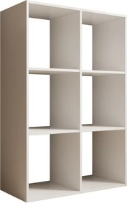 Bibliotecă, 80x120 cm, Lenti, ADRK Furniture (Culoare: Alb)