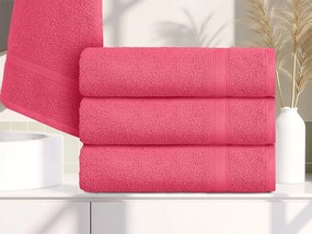 Prosop CLARYSSE ELEGANCE 70x140 cm coral, 100% bumbac