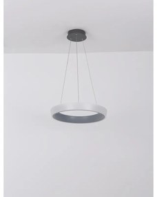 Lustra suspendata LED dimabila cu telecomanda design modern TABANO antracit 48272H-36 GL