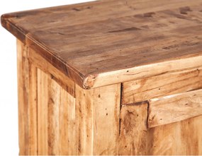 Dulap, L68 25 H98 cm, 2 usi, natur antic, lemn masiv