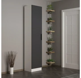 Dulap cu rafturi Nemake 15 (antracit) . 1093931