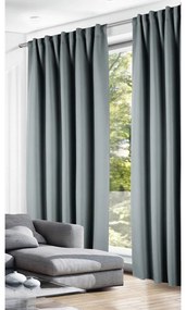 Draperie gri închis termoizolantă, dimout (semi-opacă) 135x245 cm – Sehlbach