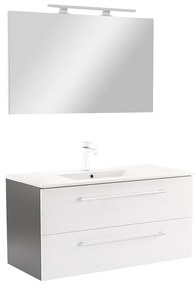 Mobilier complet de baie Vario Clam 100 antracit-alb