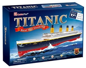 PUZZLE 3D NAVA MARE TITANIC 113 PIESE - CUBICFUN (CUT4011H)