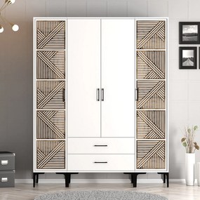 Dulap de haine Kiara PTP (Alb). 1088480