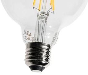Set de 5 becuri LED E27 dimabile G95 5W 450 lm 3000K