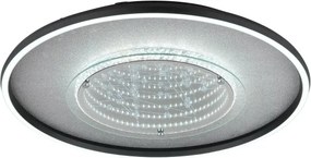 Globo 68288D3 - Lampă de tavan LED MIRRORA 40W/230V, diam. 51,5 cm, neagră
