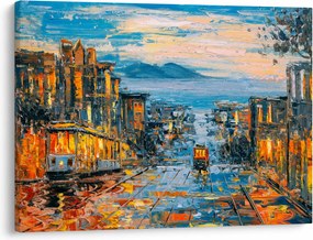 Tablou - Telecabină, San Francisco (70x50 cm)