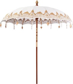 vidaXL Parasol Balinez Crem 215 x 215 x 260 cm