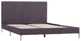 280947 vidaXL Cadru de pat, gri, 120 x 200 cm, material textil
