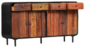282885 vidaXL Servantă, 140 x 35 x 76 cm, lemn masiv reciclat