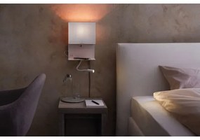 Paulmann 78913 - Aplica de perete MERANI 230V, LED/2,5W + 1xE27/40W cu port USB