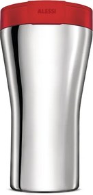Cană termică de călătorie BR, roșie, diametru 9.5 cm - Alessi