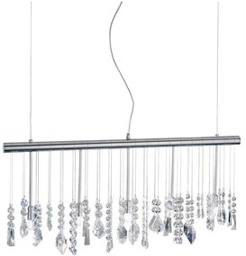 Lustră de cristal pe cablu Kolarz 104.85.5 STRETTA 5xG9/40W/230V crom lucios