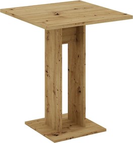 Masa EVERET, stejar artisan, DTD laminat, 68x68x78 cm