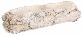 Husă pentru flori - jardiniere, imitație demesteacăn, 32 x 12 x 8 cm, 32 cm
