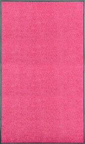 vidaXL Covoraș de ușă lavabil, roz, 90 x 150 cm