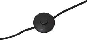 Lampă de podea modernă albă cu abajur de catifea - Luz