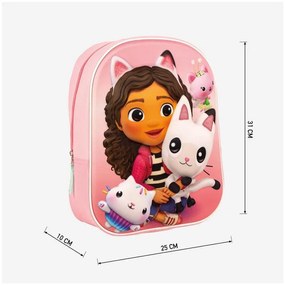 Gabby&#039;s Dollhouse Cats Rucsac 3D, geantă 31 cm