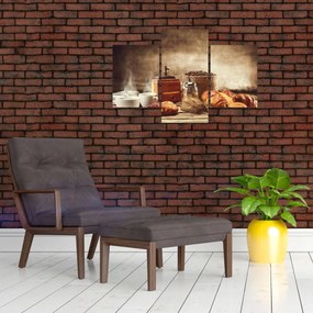 Tablou - Cafea și mic dejun (90x60 cm)