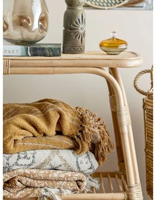 Vază maro din gresie lucrată manual (înălțime 21 cm) Gerde – Bloomingville