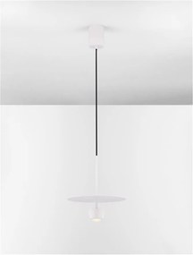 Pendul LED stil minimalist EDEM alb