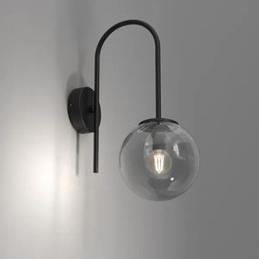 Lampă de perete CAMBRIDGE 1xE14/60W/230V neagră