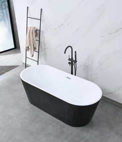 Cada baie freestanding Florenta neagra