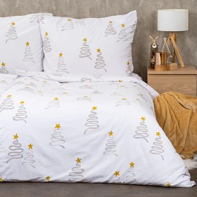 Lenjerie de pat din bumbac 4Home Christmas tree , 140 x 200 cm, 70 x 90 cm, 140 x 200 cm, 70 x 90 cm