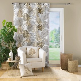 Draperie gri-aurie 140x260 cm Mogador – douceur d'intérieur