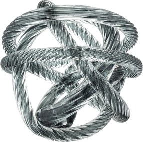 Obiect decorativ LUX Dominico L, diam.20cm gri 113529 HZ