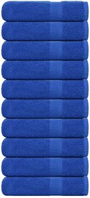 vidaXL Prosoape de baie, FROGN, 10 buc., albastru, 100x150 cm, 360 g/m²