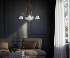 Candelabru din alama stil Art Nouveau Beatrice