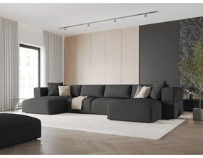 Colțar gri închis (în formă de "U") Esther – Milo Casa