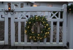 Coroniță LED de Crăciun de exterior CALGARY 30xLED/0,064W/3,4/3V IP44 Eglo 410939