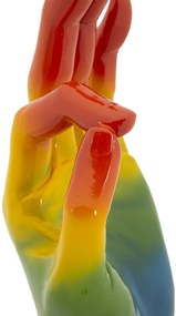 Mauro Ferretti Mână Curcubeu Ok, 16 X 10,5 X 36 Cm | Aosom Romania