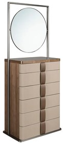 Comoda cu oglinda, sertar cu spatiu pentru ceasuri si bijuterii Chiffonier